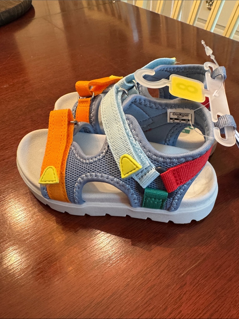 OshKosh B'gosh Blue, Orange and Yellow Kids Open-Toe Sandals